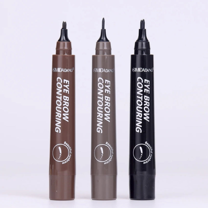 Lápis Sobrancelha Impermeável 4-Fork