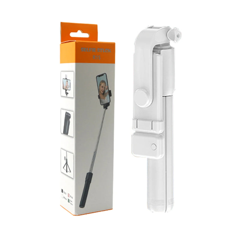 Pau de Selfie com Controle remoto Bluetooth e Mini Tripé Retrátil