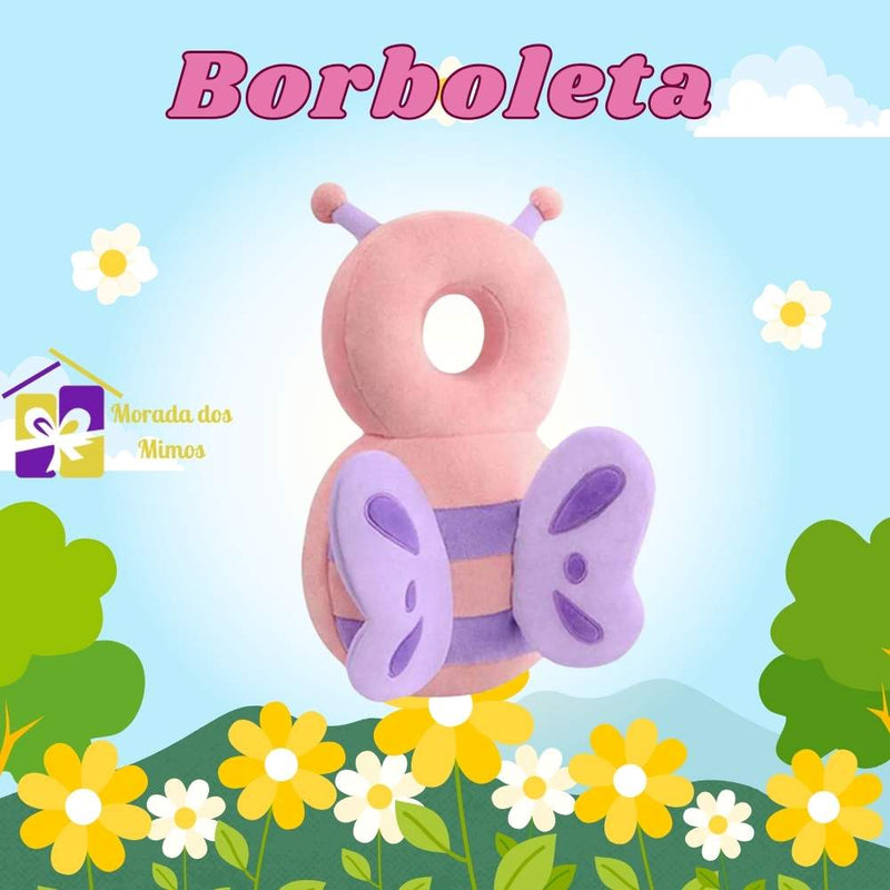 Almofada Mochila de Segurança Para a Cabeça do Bebê - Animal Protection